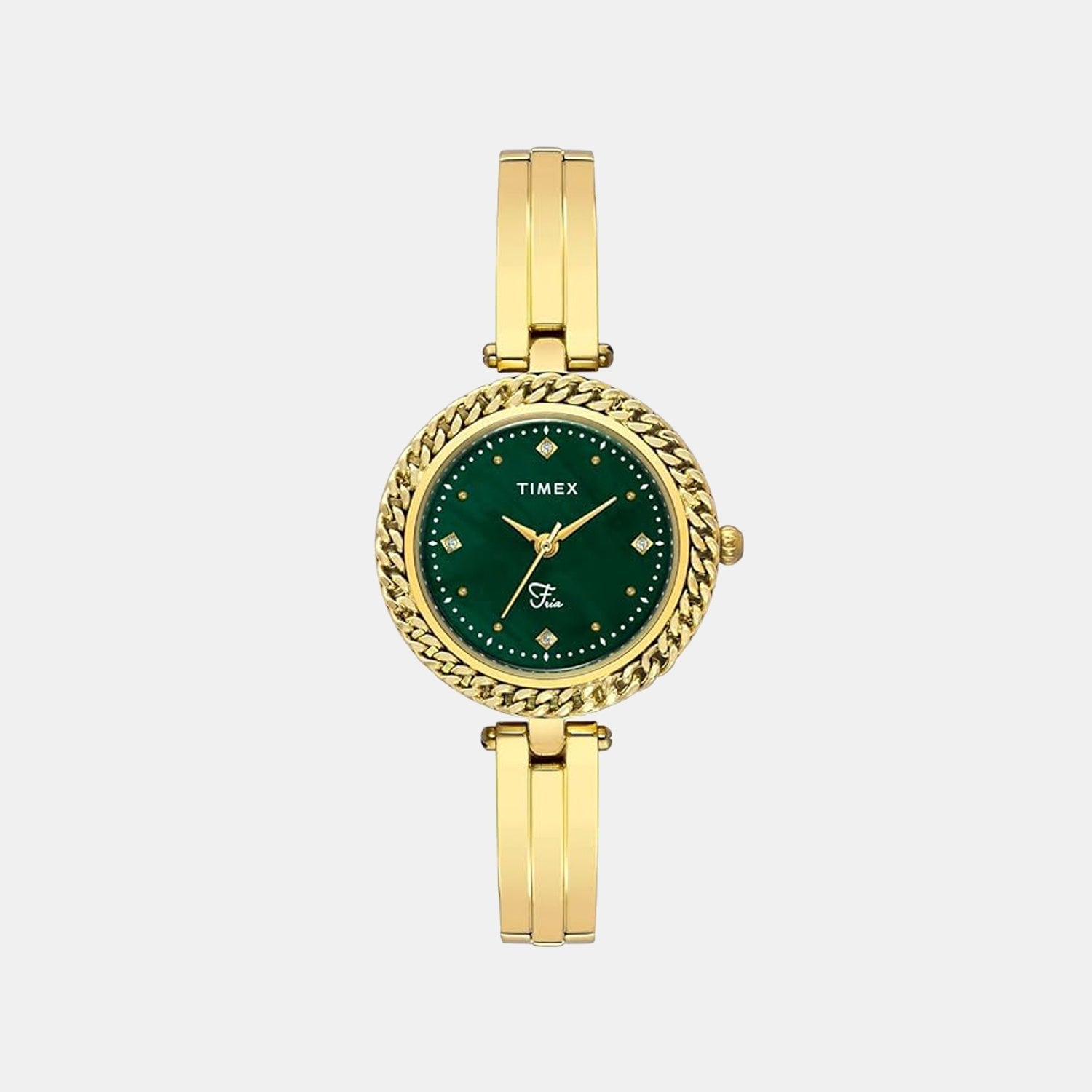 Timex Fria Women Quartz Dial Analog Brass Watch Twel24103