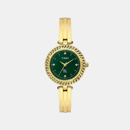 Timex Fria Women Quartz Dial Analog Brass Watch Twel24103