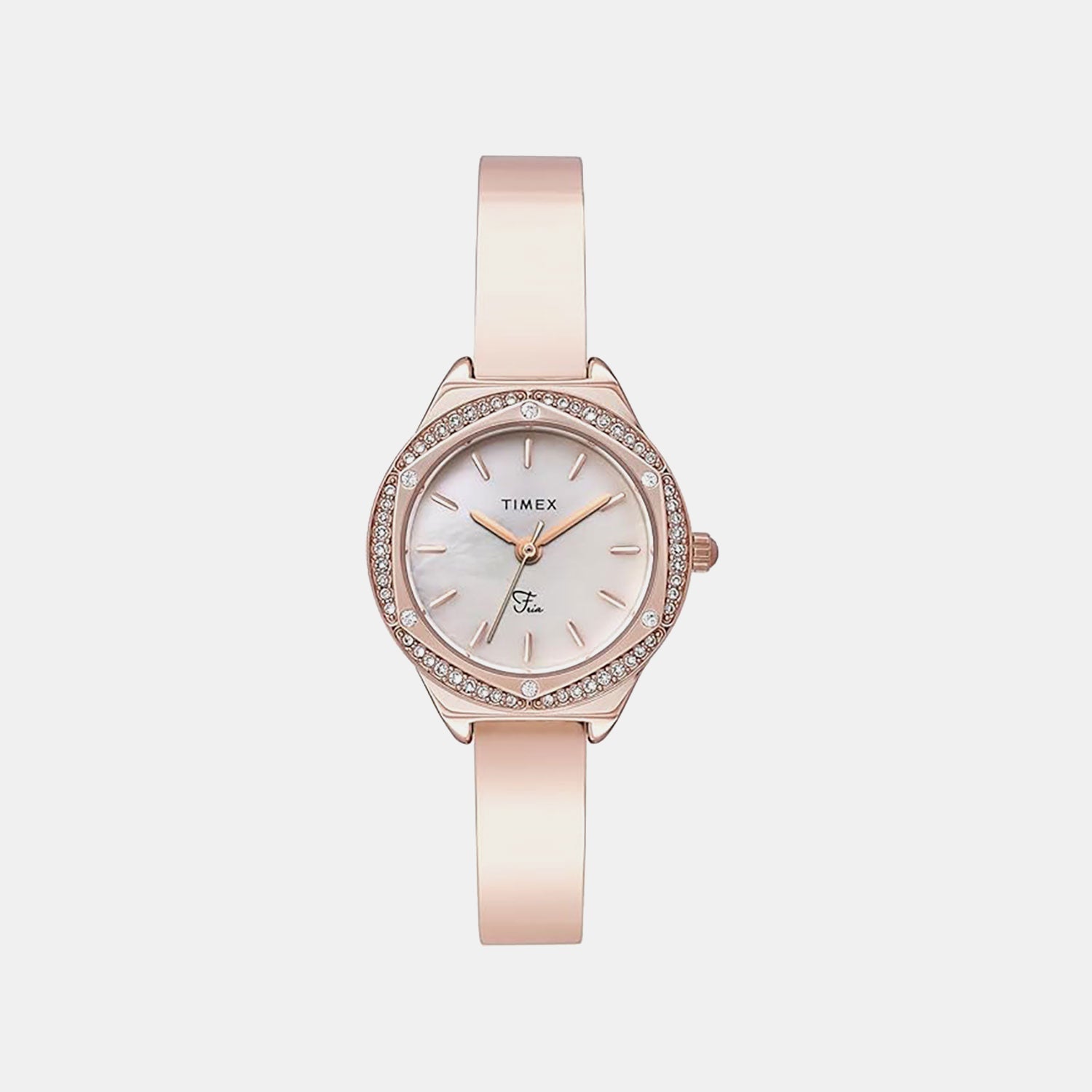 Timex Fria Women Quartz Dial Analog Brass Watch Twel24201