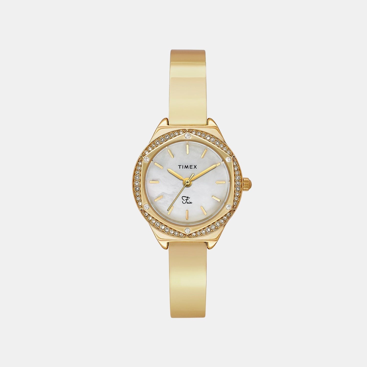Timex Fria Women Quartz Dial Analog Brass Watch Twel24202