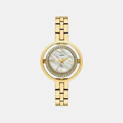 Timex Fria Women Quartz Dial Analog Brass Watch Twel24301