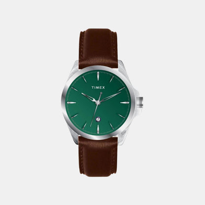 Timex Trendline Men Quartz Dial Analog Leather Watch Twtg12700