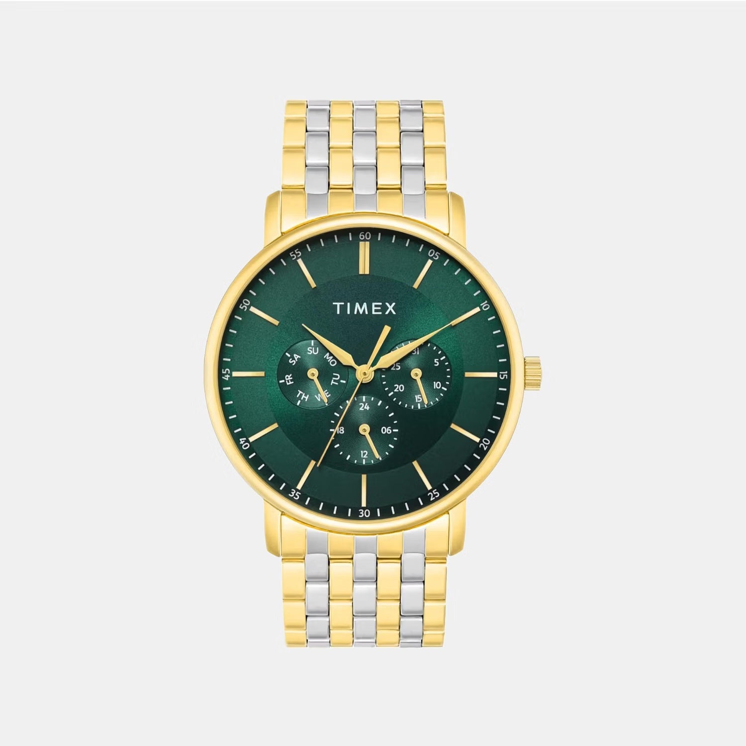 Timex Trendline Men Quartz Dial Multi-Function Stainless Steel Watch Twtg12806
