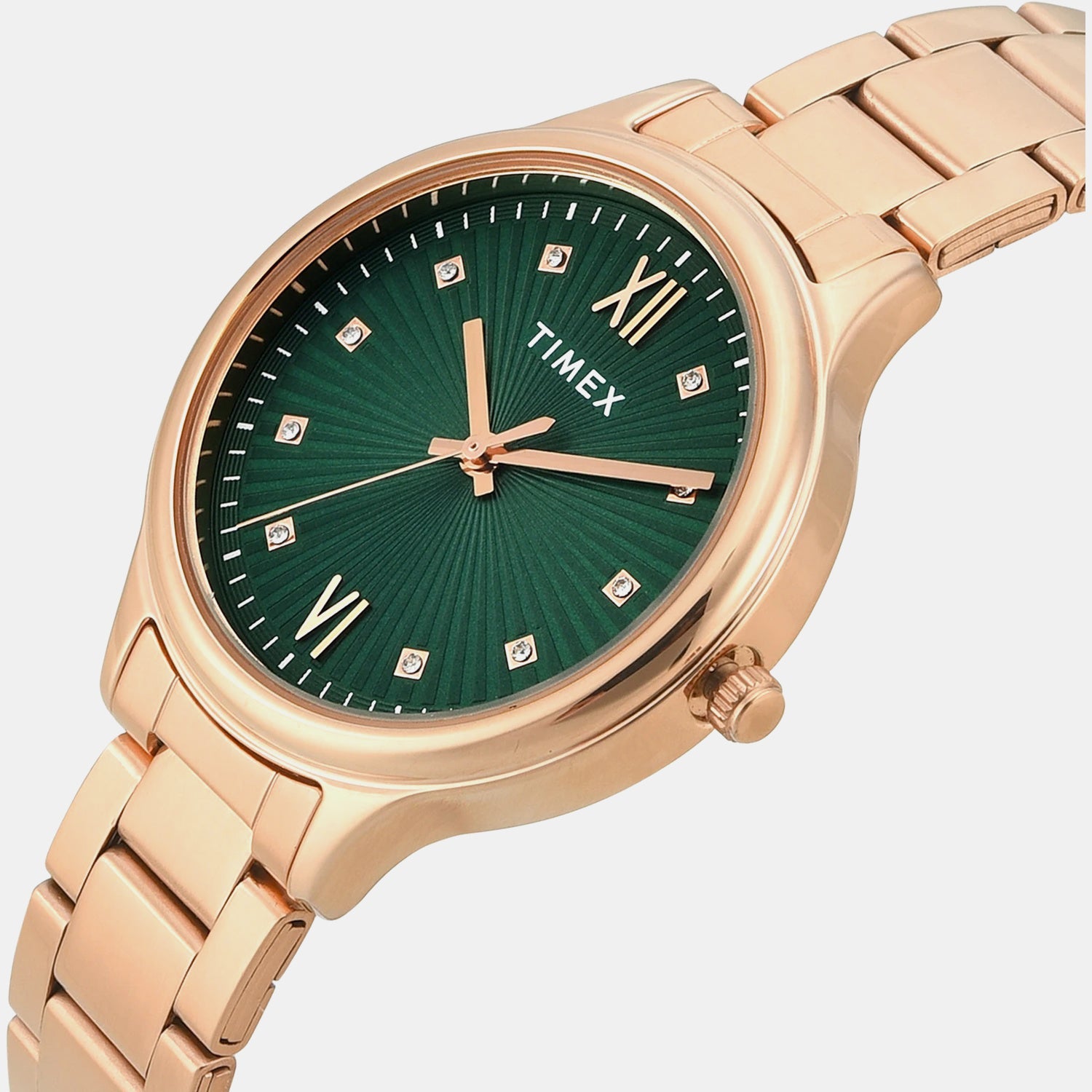 Timex Trendline Women Quartz Dial Analog Stainless Steel Watch Twtl12115