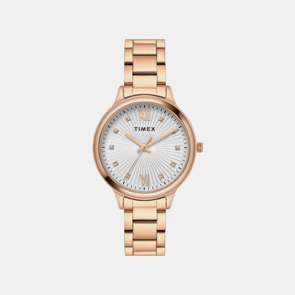 Timex Trendline Women Quartz Dial Analog Stainless Steel Watch Twtl12116