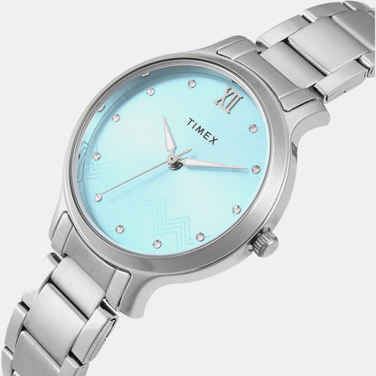 Timex Trendline Women Quartz Dial Analog Stainless Steel Watch Twtl12309