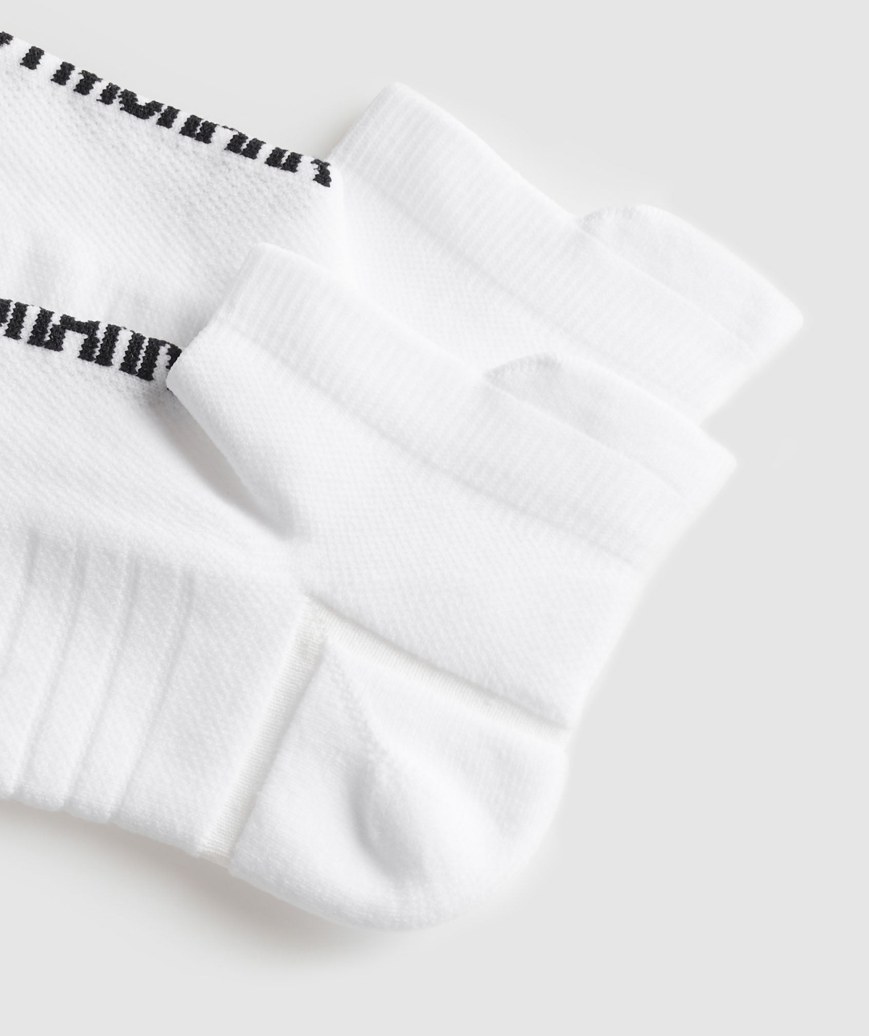 Women's Gymshark Tab Running Socks White