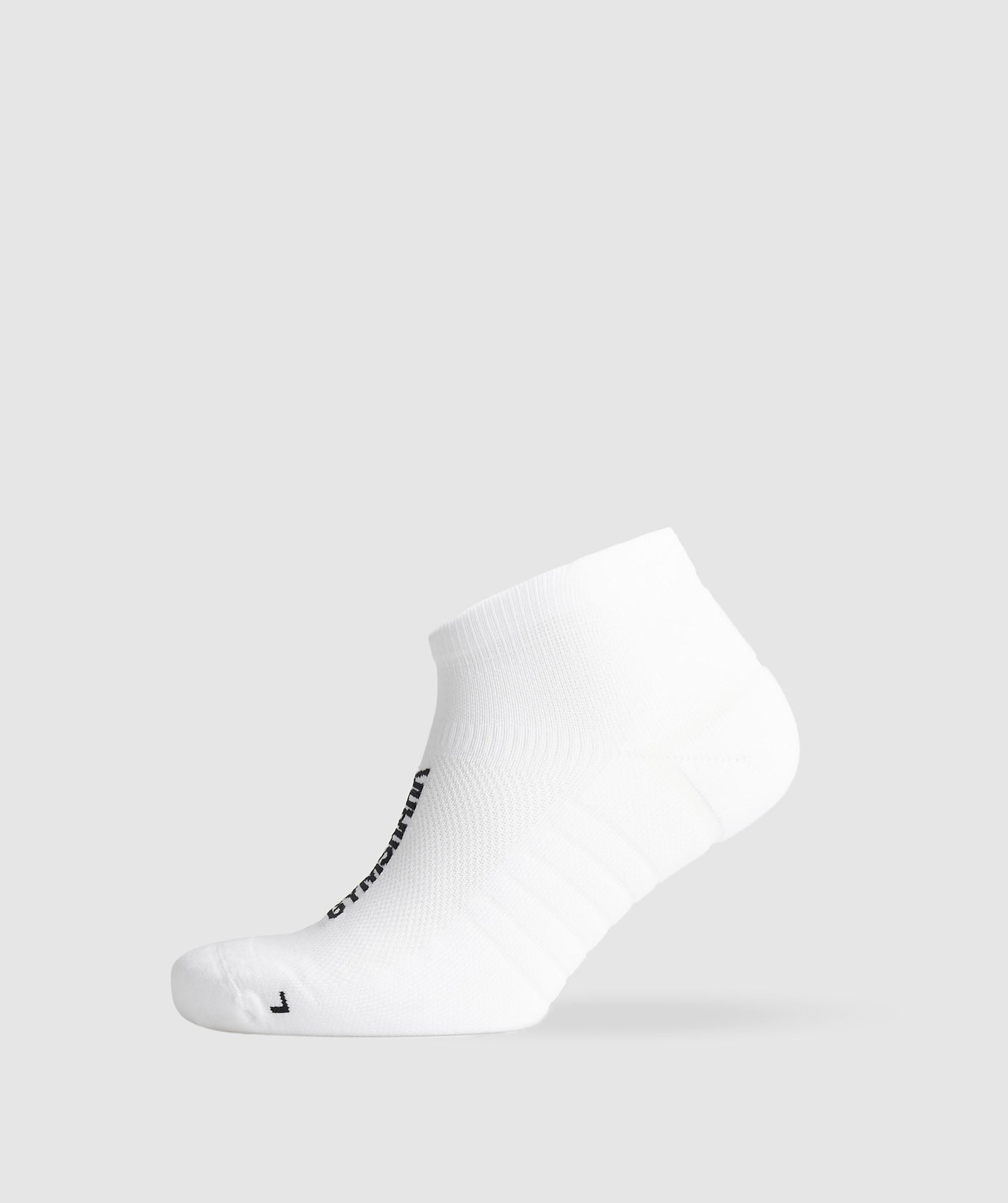 Women's Gymshark Tab Running Socks White