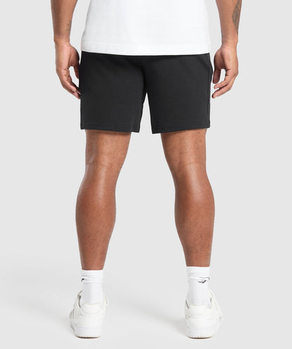 Gymshark Interlock Tech 6" Shorts Black
