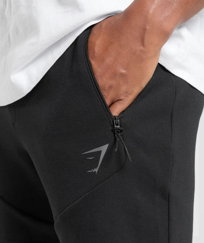 Gymshark Interlock Tech 6" Shorts Black