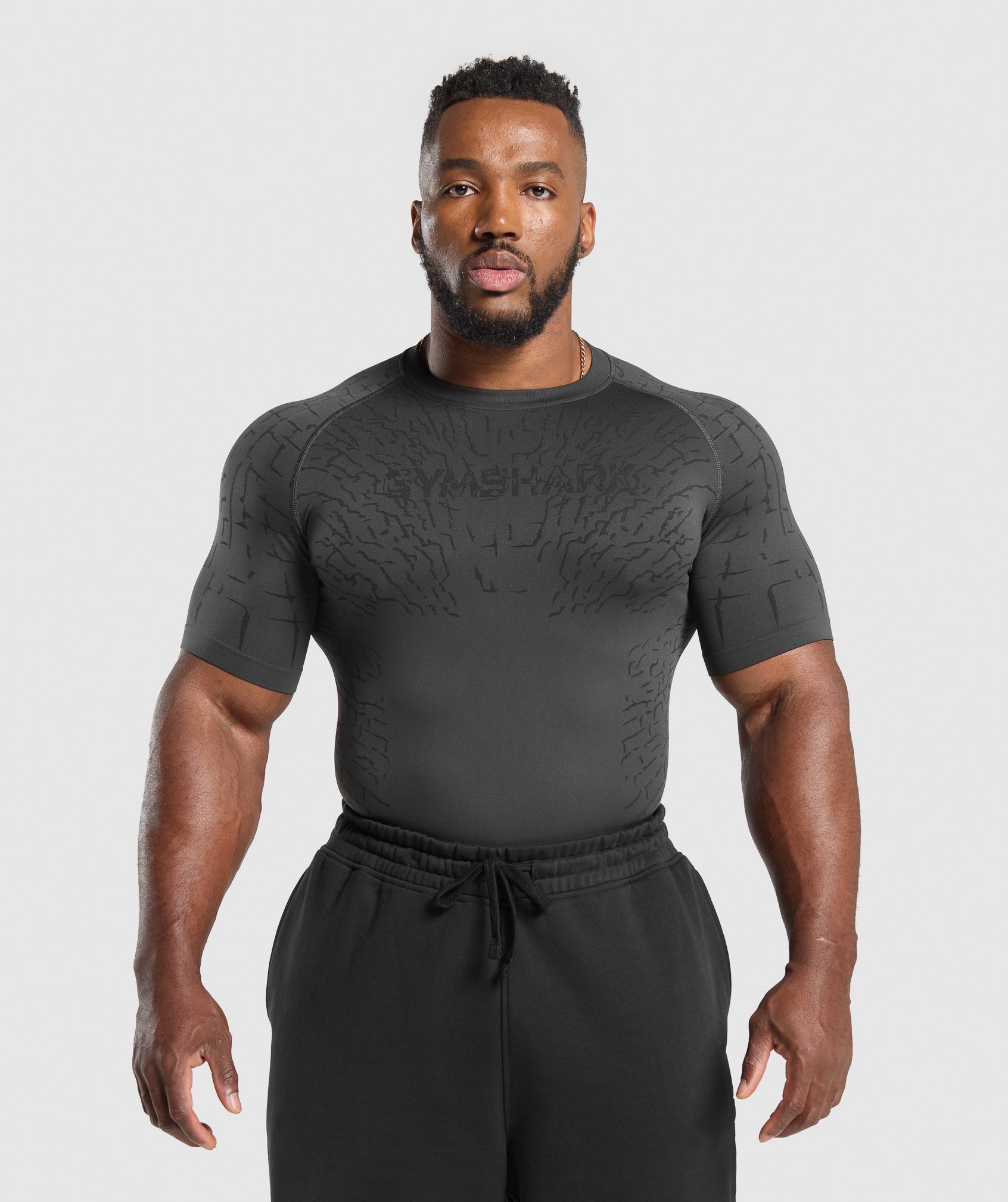 Gymshark Tectonic Seamless T Shirt Asphalt Grey