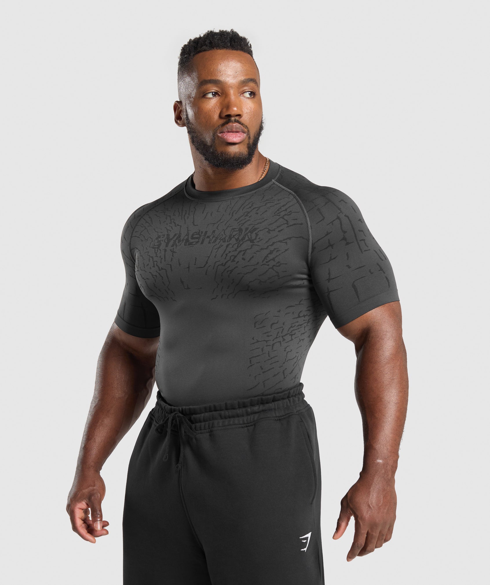 Gymshark Tectonic Seamless T Shirt Asphalt Grey