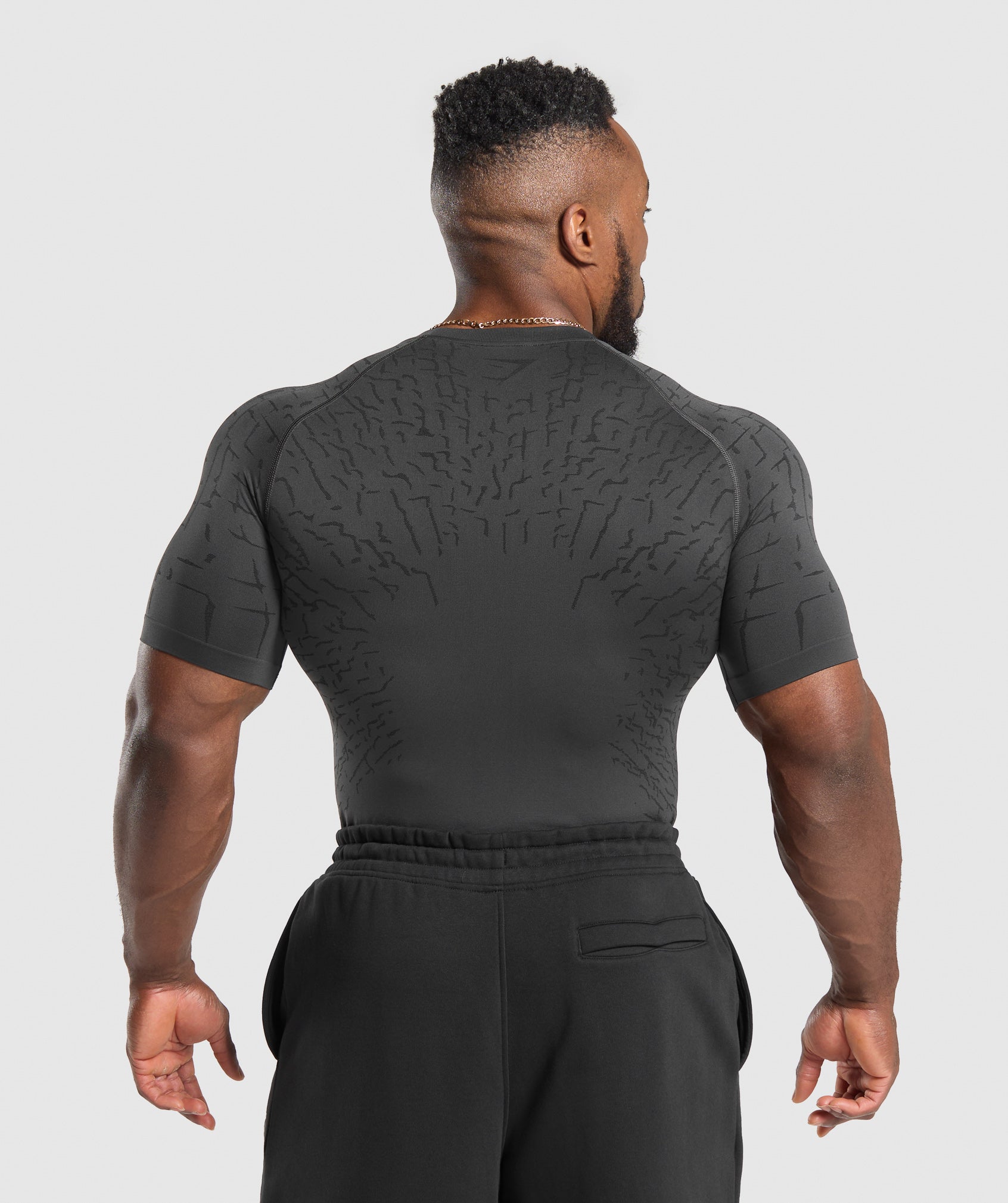 Gymshark Tectonic Seamless T Shirt Asphalt Grey