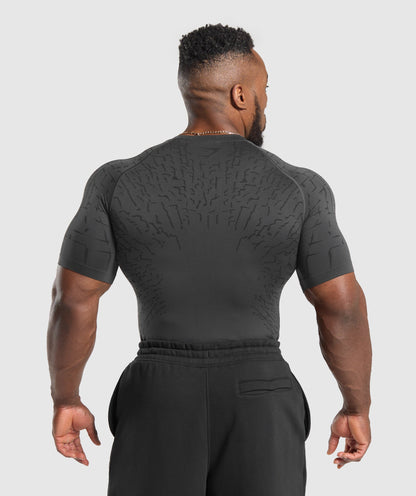 Gymshark Tectonic Seamless T Shirt Asphalt Grey