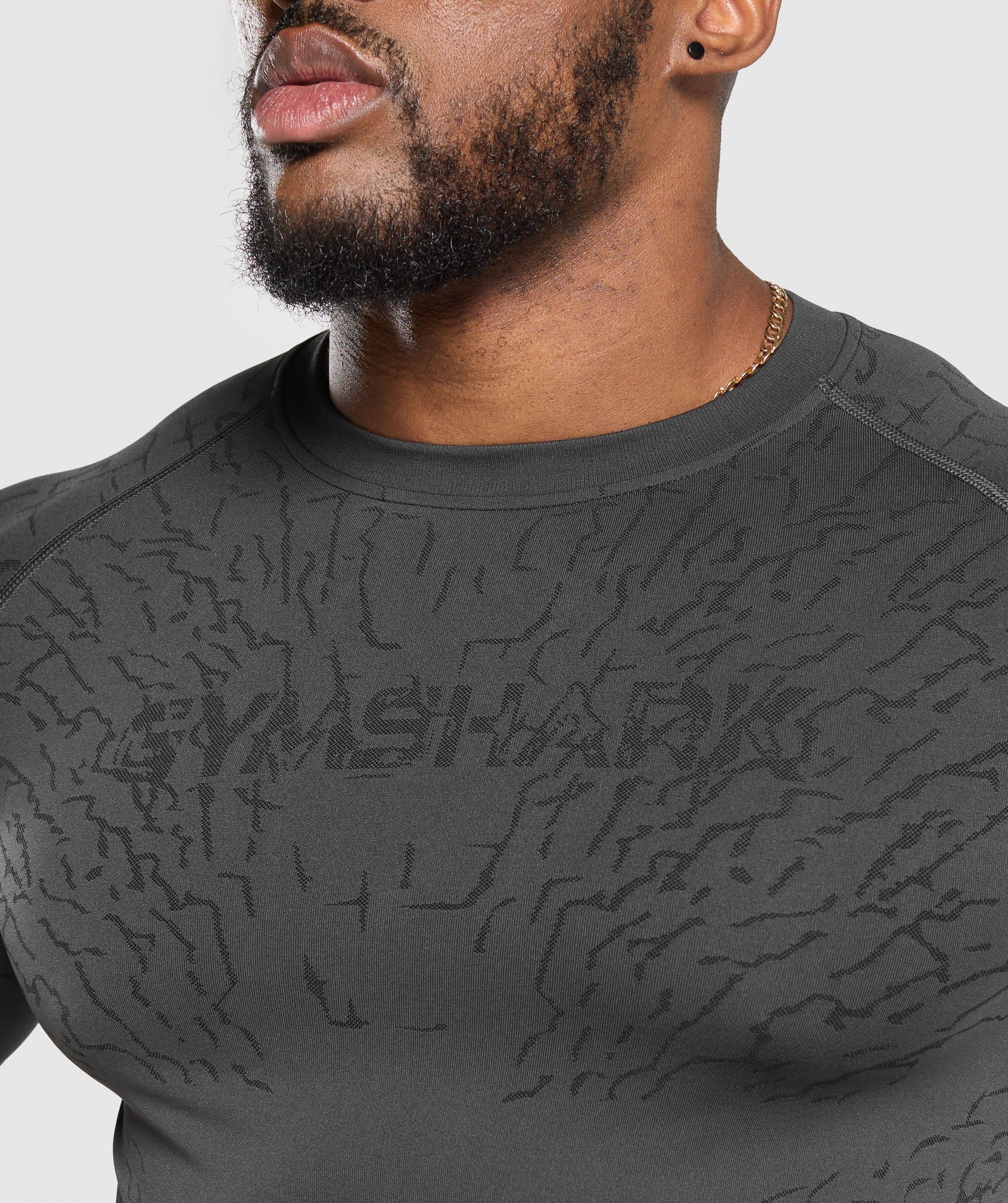 Gymshark Tectonic Seamless T Shirt Asphalt Grey