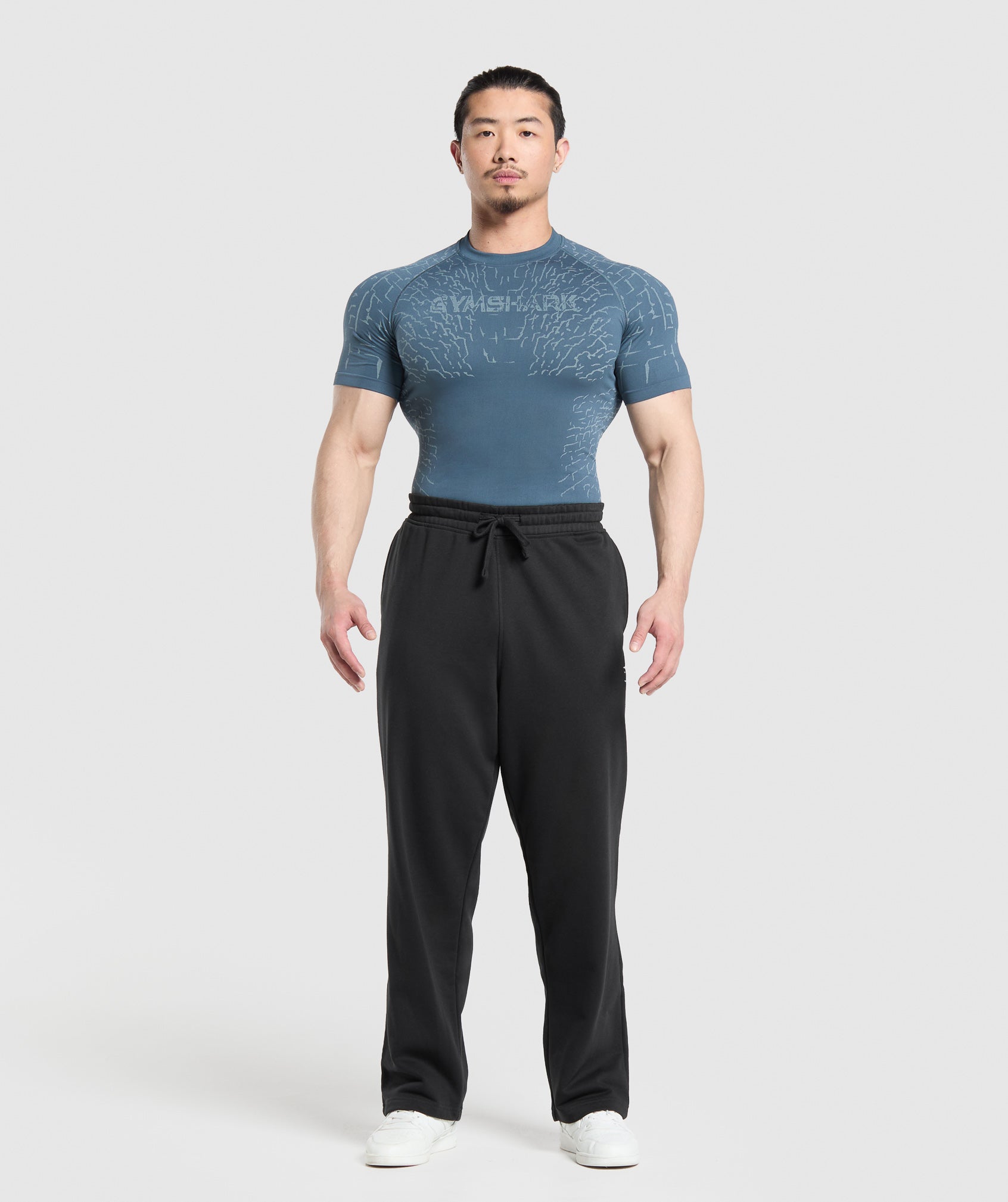 Gymshark Tectonic Seamless T Shirt Cargo Blue