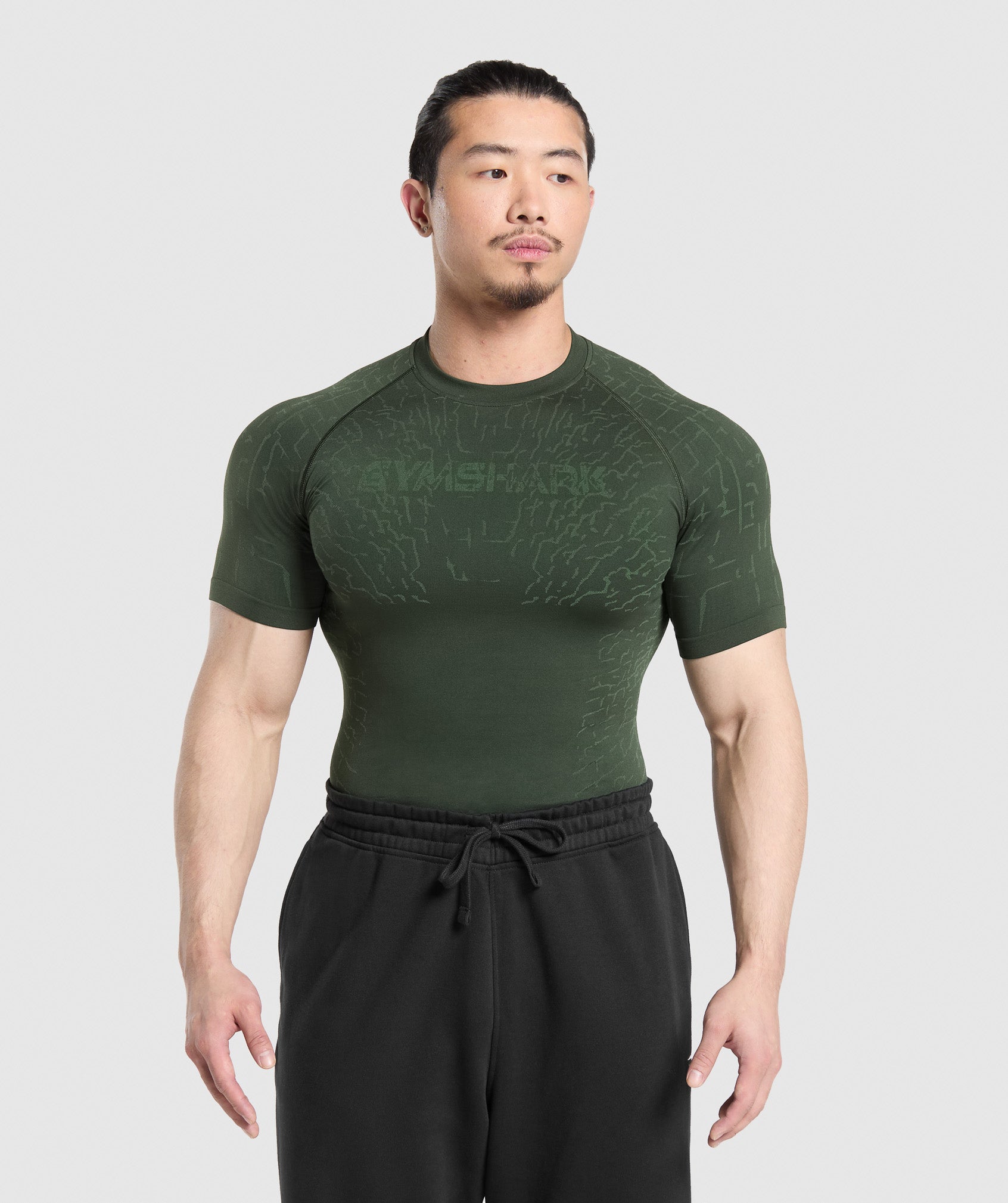 Gymshark Tectonic Seamless T Shirt Trail Green