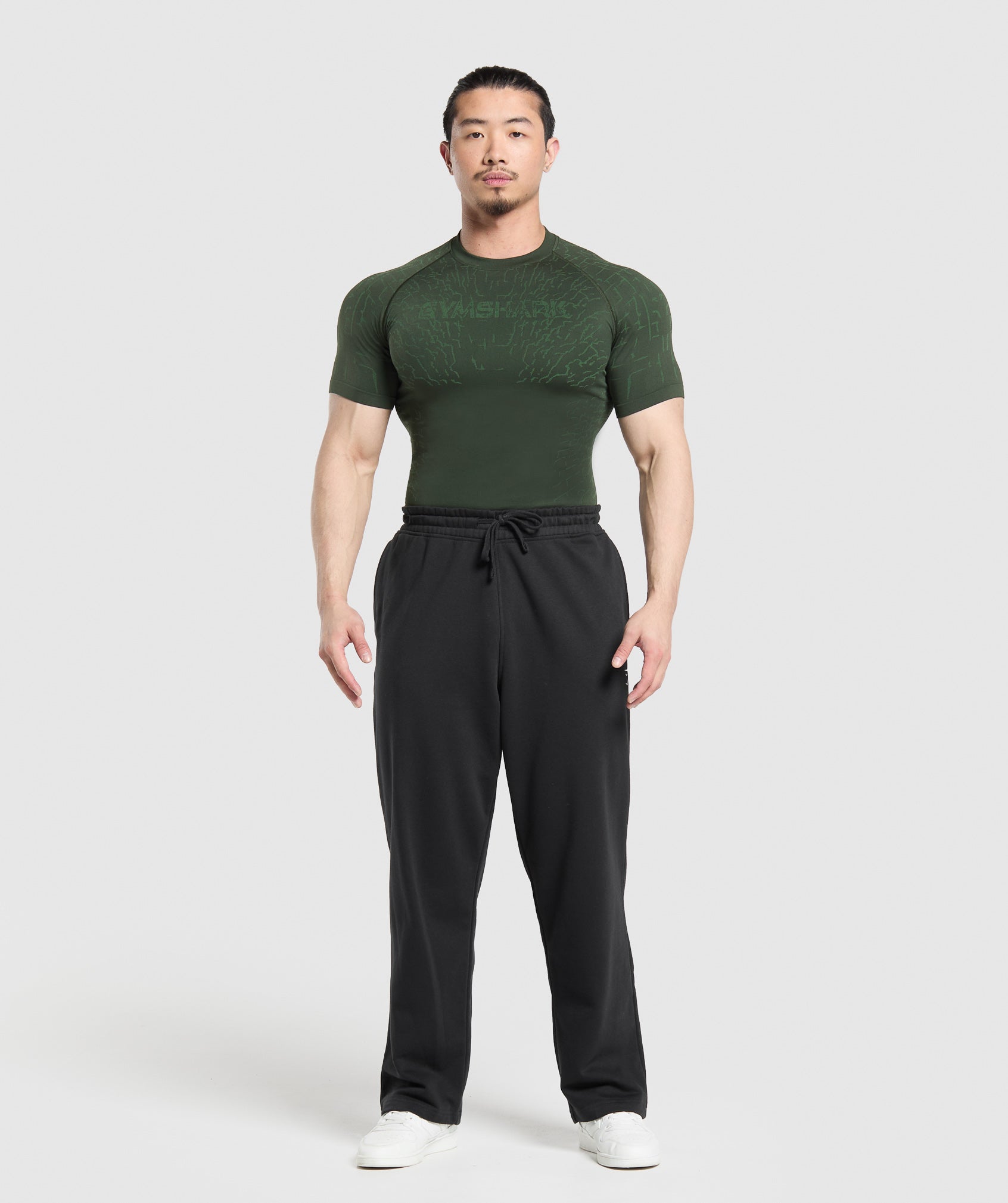 Gymshark Tectonic Seamless T Shirt Trail Green
