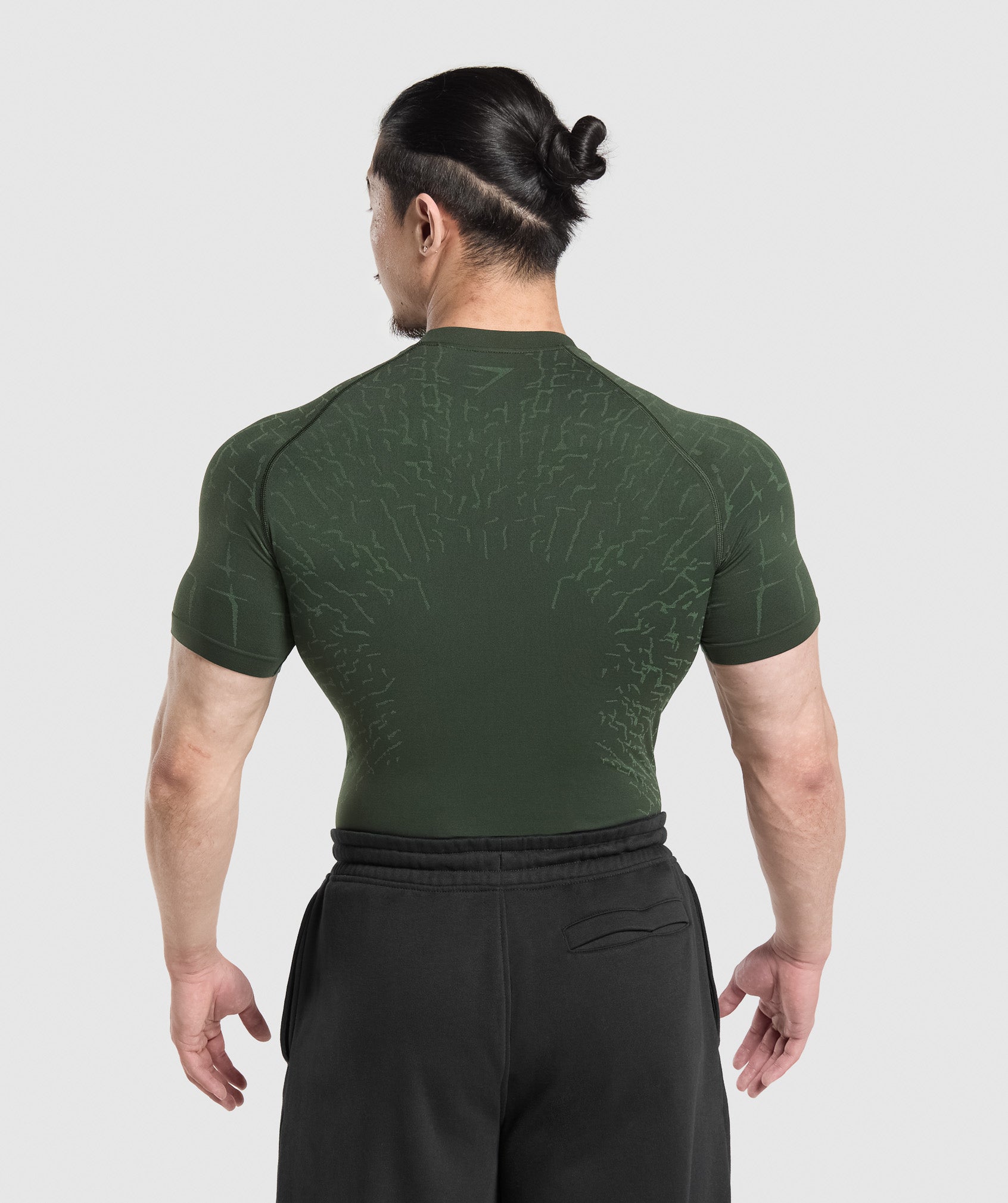 Gymshark Tectonic Seamless T Shirt Trail Green