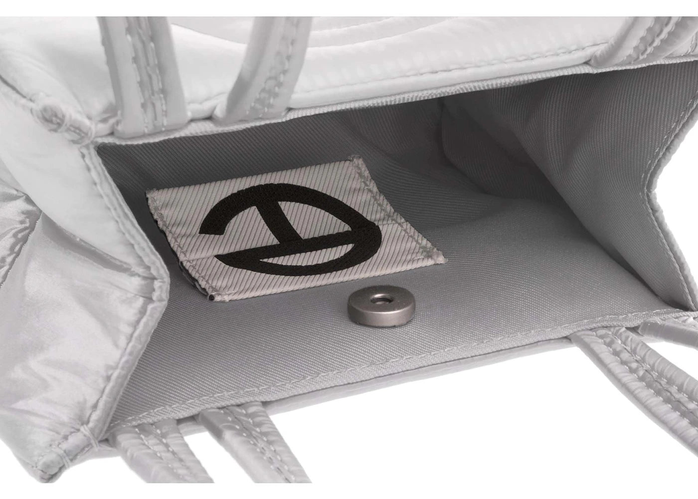 telfar small puff shopper grey