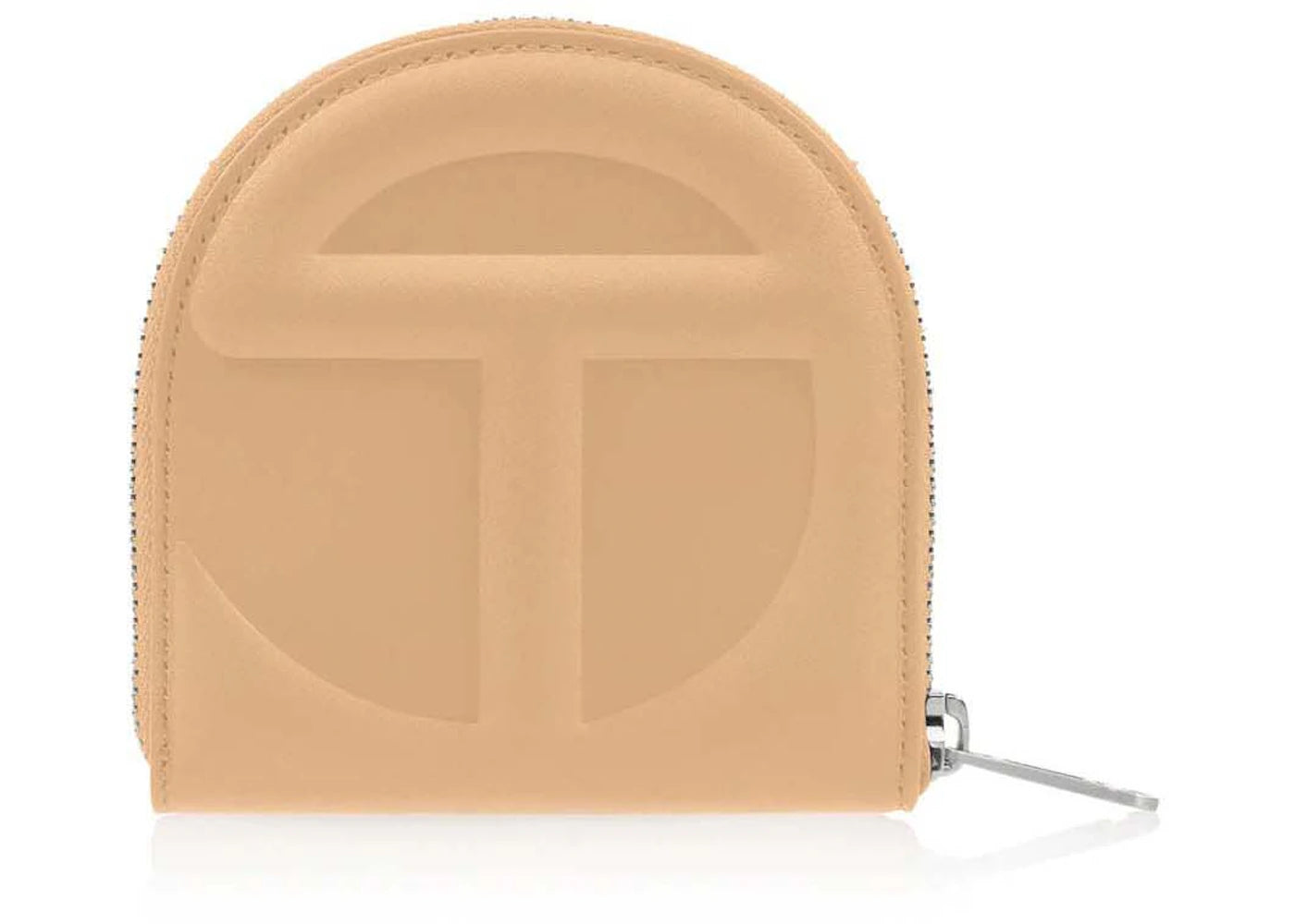 telfar wallet cream 