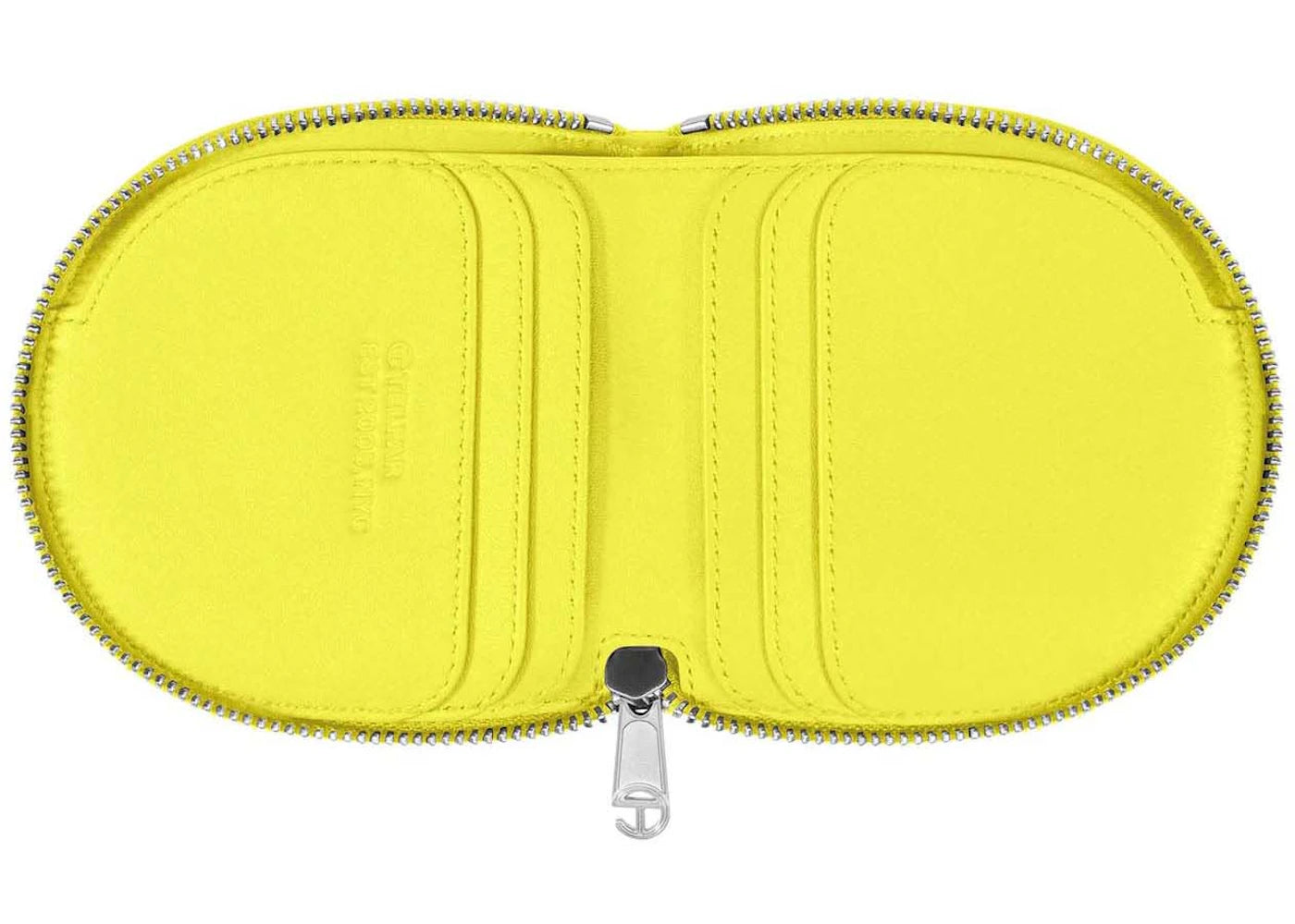 telfar wallet highlighter yellow 