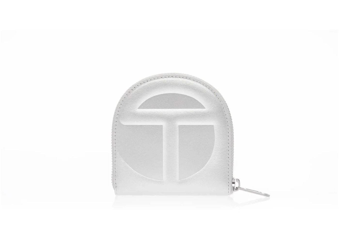 telfar wallet silver 