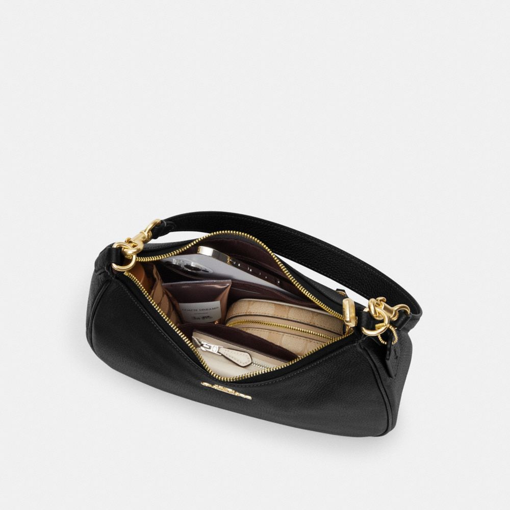 Coach Teri Hobo Bag In Signature Canvas Gold White Chalk