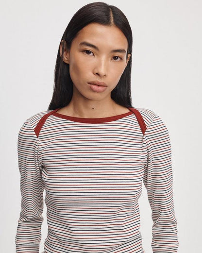 Rag & Bone the Essential Ribbed Bateau Tee