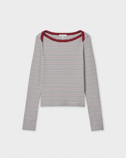 Rag & Bone the Essential Ribbed Bateau Tee