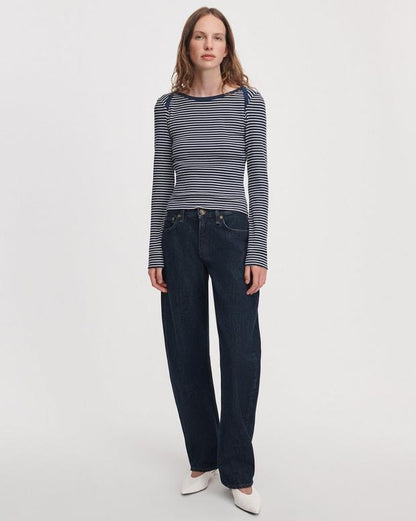 Rag & Bone the Essential Ribbed Bateau Tee
