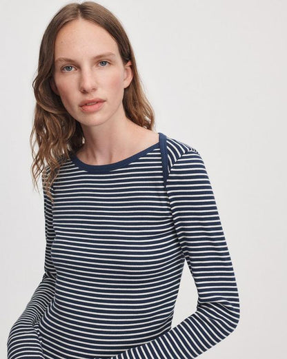 Rag & Bone the Essential Ribbed Bateau Tee