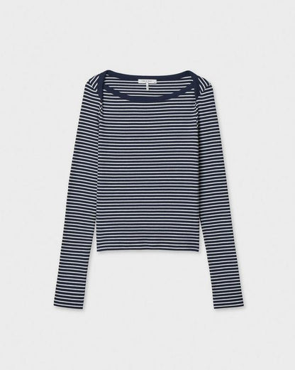 Rag & Bone the Essential Ribbed Bateau Tee