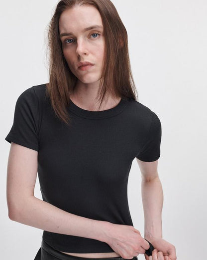Rag & Bone the Essential Ribbed Tee