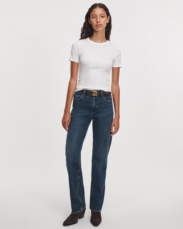 Rag & Bone the Essential Ribbed Tee