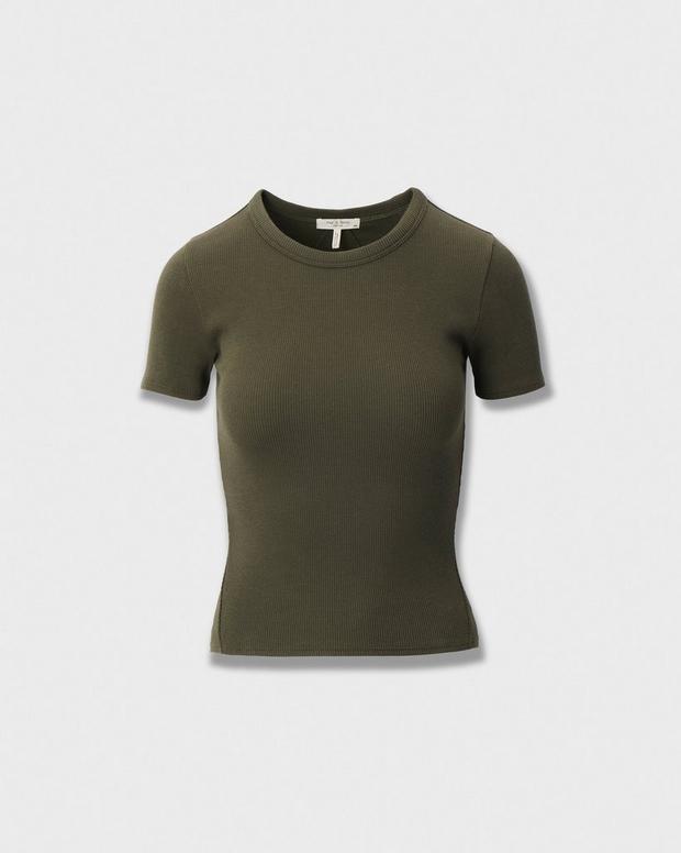 Rag & Bone the Essential Ribbed Tee