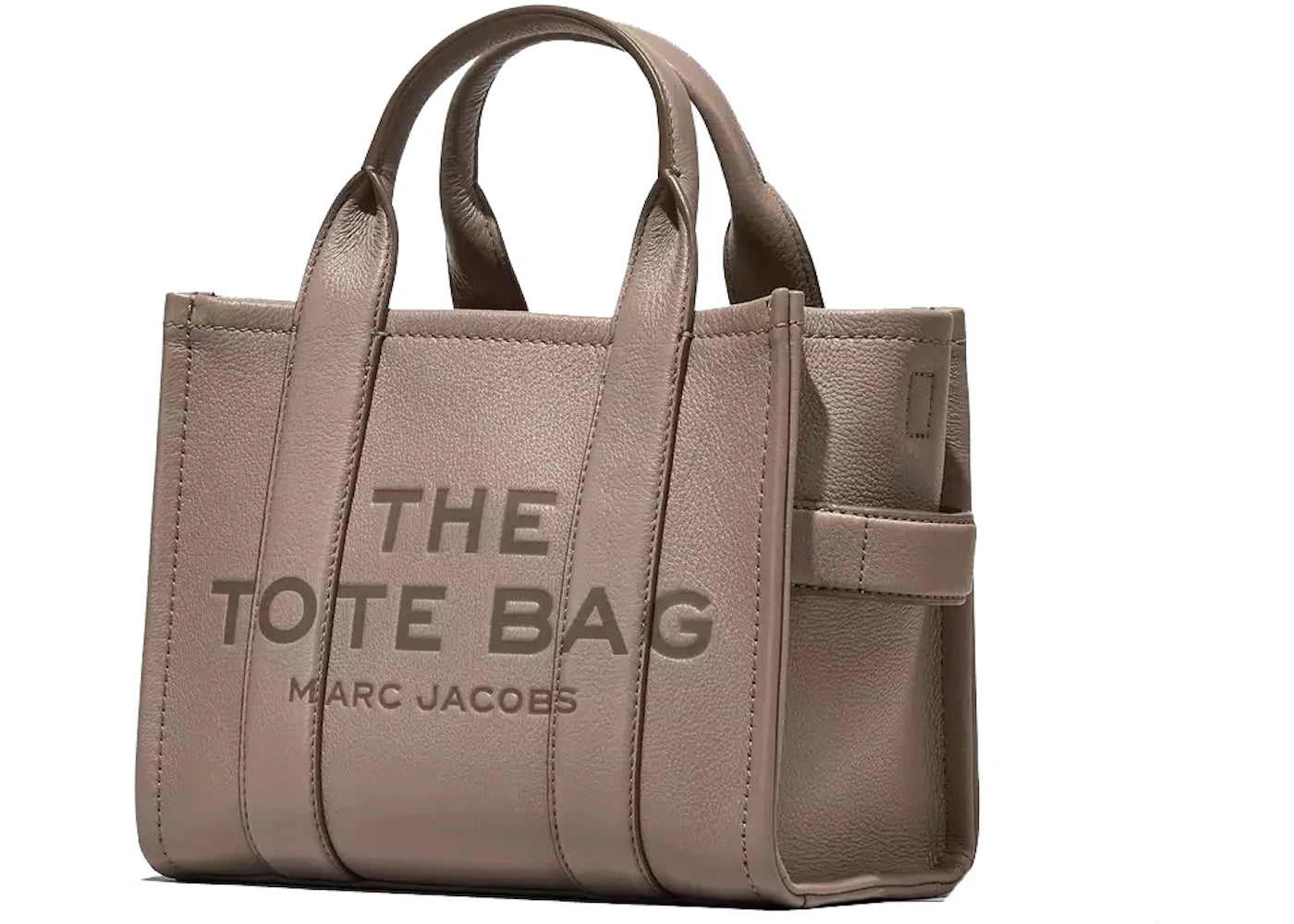 Marc Jacobs The Leather Tote Bag Small Cement