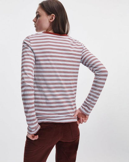 Rag & Bone the Slub Striped Long-Sleeve Tee