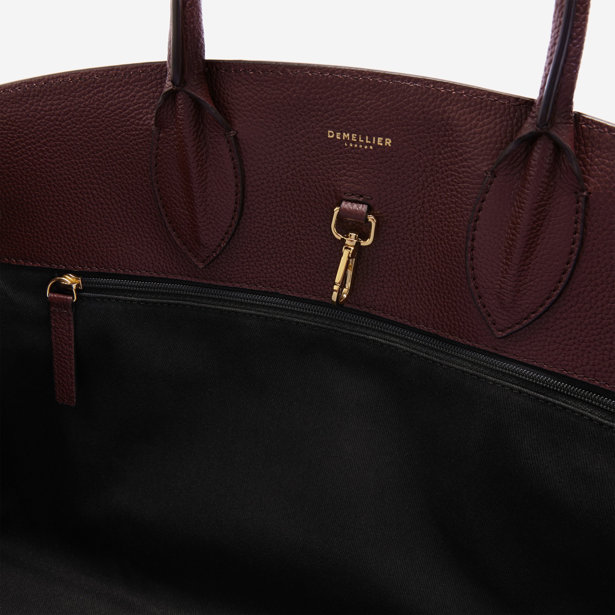 DeMellier The Hudson burgundy small grain