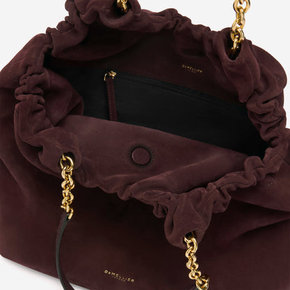 DeMellier The Miami burgundy suede & burgundy smooth