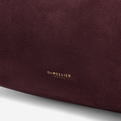 DeMellier The Midi Miami burgundy suede & burgundy smooth