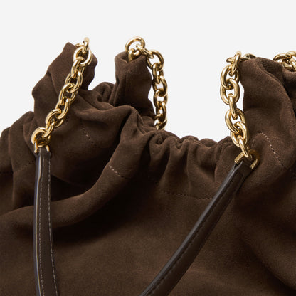 DeMellier The Midi Miami mocha suede & mocha smooth