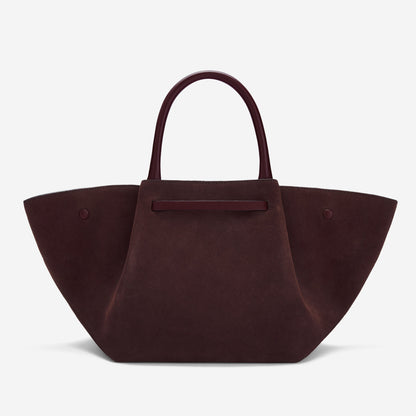 DeMellier The Midi New York burgundy suede & burgundy smooth