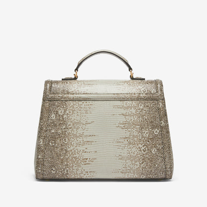 DeMellier The Midi Paris natural lizard-effect