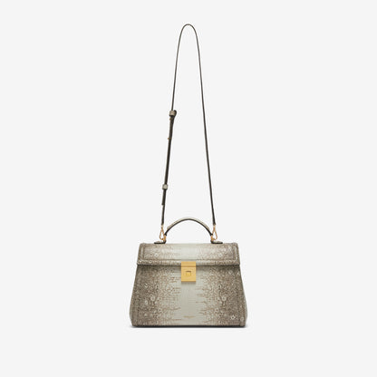 DeMellier The Midi Paris natural lizard-effect