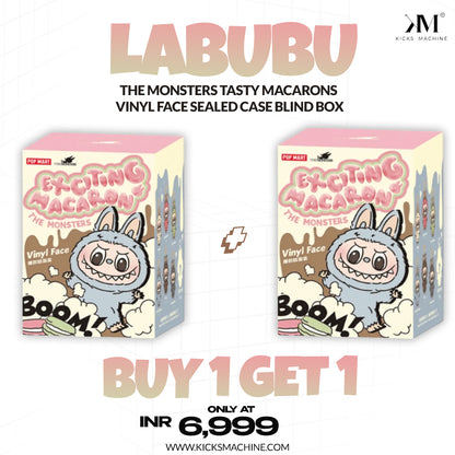 Buy 1 Get 1 Pop Mart Labubu The Monsters Tasty Macarons Vinyl Face Sealed Case Blind Box