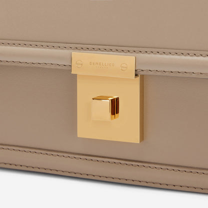 DeMellier The Paris Crossbody dark sand smooth