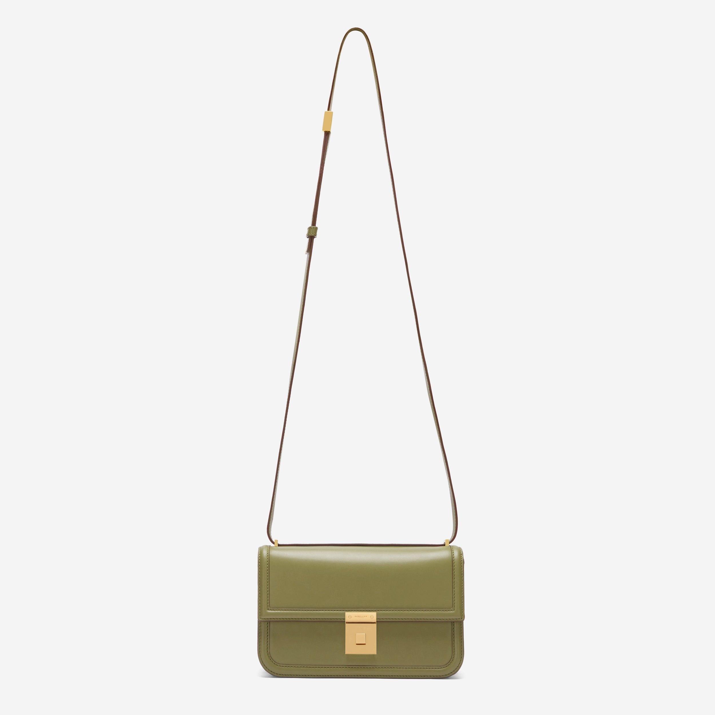 DeMellier The Paris Crossbody light olive smooth