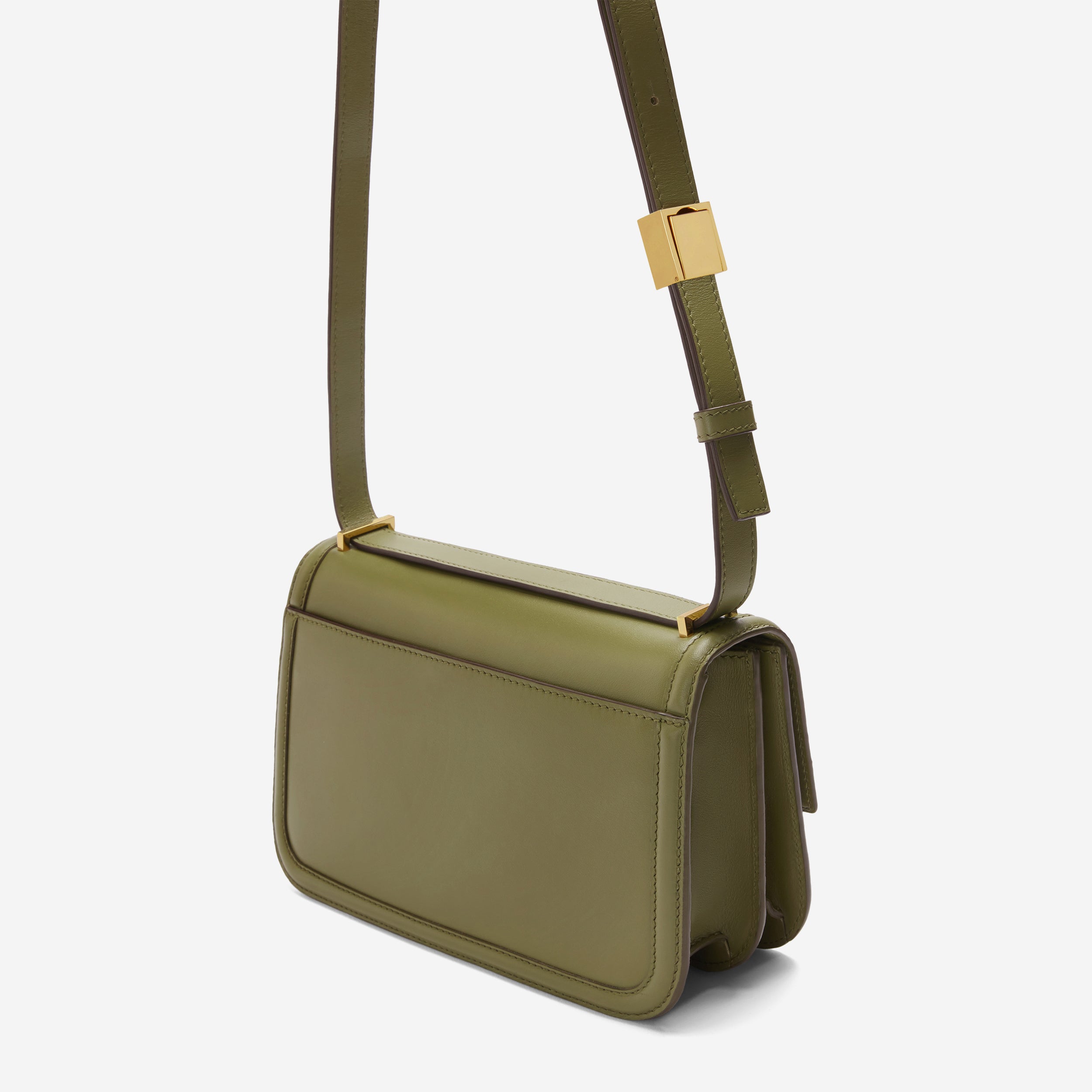 DeMellier The Paris Crossbody light olive smooth