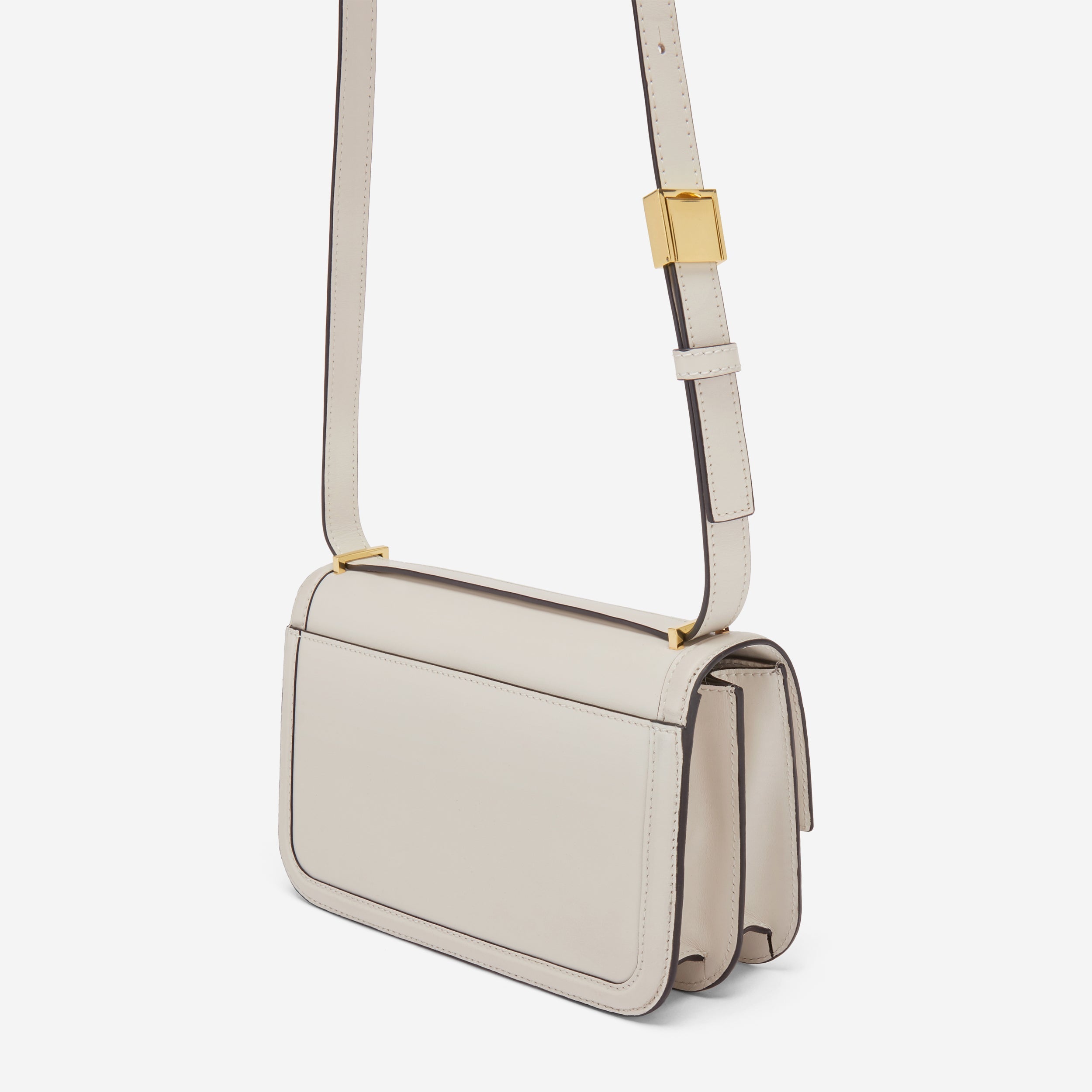 DeMellier The Paris Crossbody off-white smooth